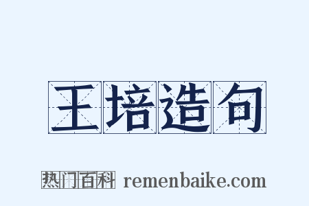王培造句是什么意思的图片